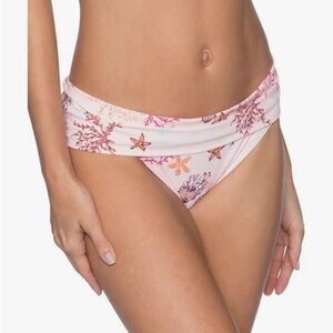 NWT Sunsets Women's Unforgettable Shirred Band Bikini Bottoms size 16 Pink